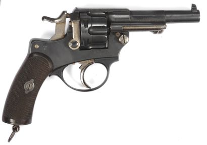 Revolver d’ordonnance modèle 1874 S 1882.
Canon...