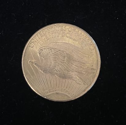 null One gold coin of US$20 1924 (wear)