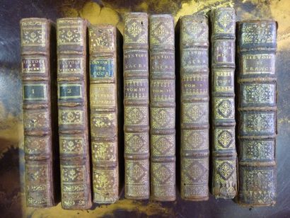 Ensemble de 8 volumes XVIIIème