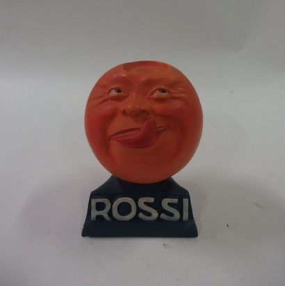 ROSSI Porte-bouteille pour la marque ROSSI. Plâtre peint en ronde-bosse évidé.

Haut.:...