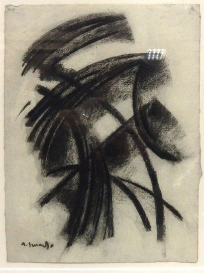 Alex SMADJA (1897-1977) Alex SMADJA (1897-1977),

Composition

Fusain sur papier...