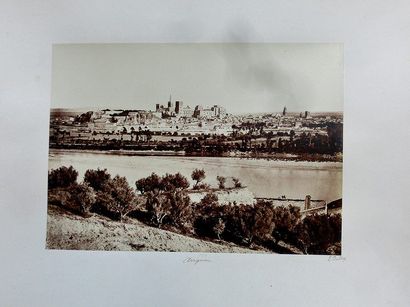 BALDUS, Édouard. BALDUS, Édouard. Vue d’Avignon. Circa 1857. Tirage sur papier Albuminé,...