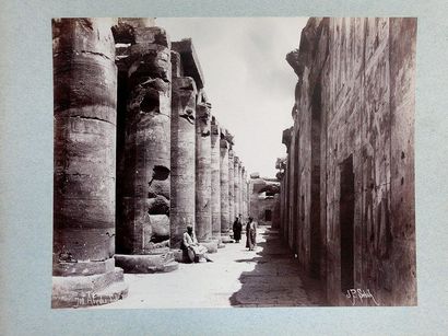 Egypte - SEBAH. Egypte - SEBAH. Dendérah. Porte de Trajan – Abydos. Les colonnades....