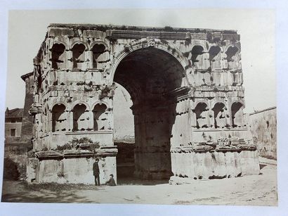 Italie - ANONYME. Italie - ANONYME. Rome – Porta maggiore. Circa 1860. Tirage sur...