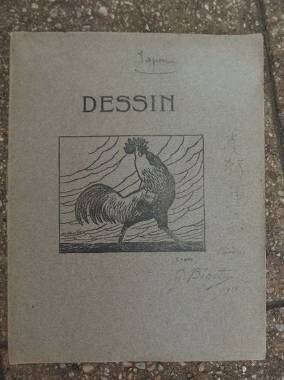 null Georges Ferdinand BIGOT (1860-1927),

carnet d'esquisses et aquarelles japonaises...