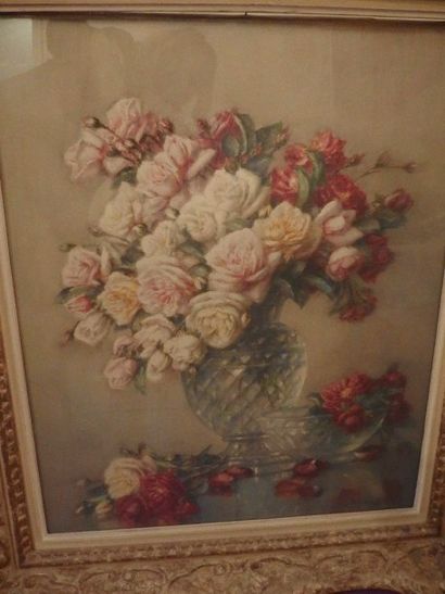 null Isidore ROSENSTOCK, 

Nature morte aux fleurs, 

Pastel, signé en bas à droite,...