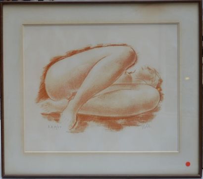 null Antoniucci VOLTI (1915-1989), 

Nu,

Lithographie n°EA 11/50.

41 x 50 cm.