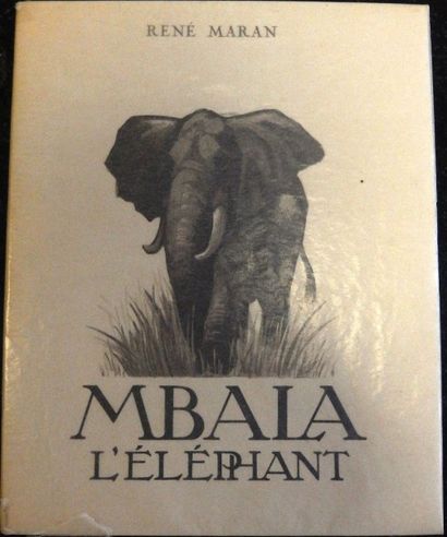 null MARAN (René). Mbala L'Éléphant. Illustrations en couleurs de André Collot. Paris,...
