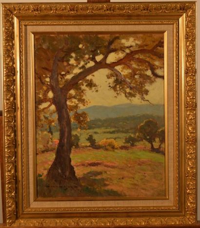 KEULEYAN-LAFON Jean (1886-1973), KEULEYAN-LAFON Jean (1886-1973), Paysage à l'arbre,...