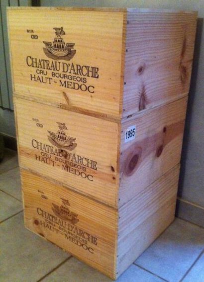 null 6 magnums CH. D'ARCHE, Haut-Médoc, cru bourgeois 1995 cb 