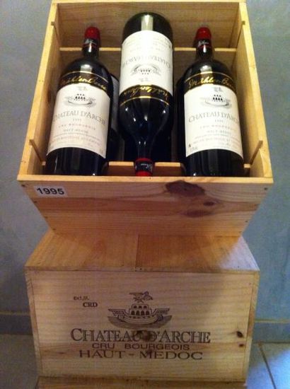 null 6 magnums CH. D'ARCHE, Haut-Médoc, cru bourgeois 1995 cb 