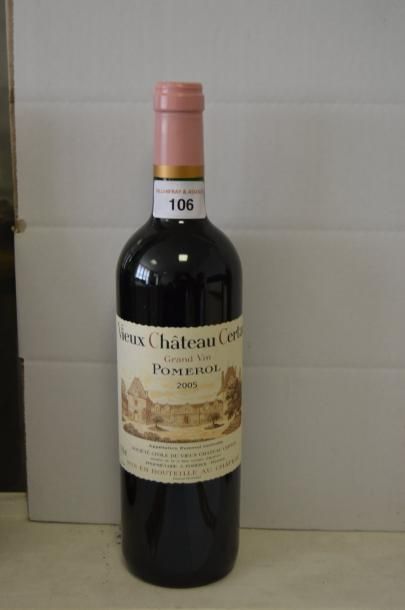 null 1 bouteille VIEUX CH. CERTAN, Pomerol 2005 