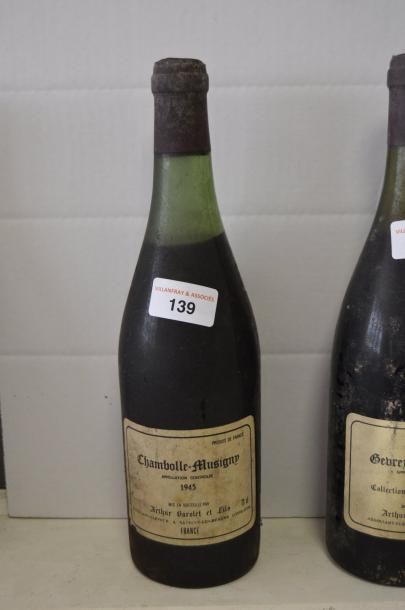 null 1 bouteille CHAMBOLLE-MUSIGNY A. Barolet 1945 (es, LB) 