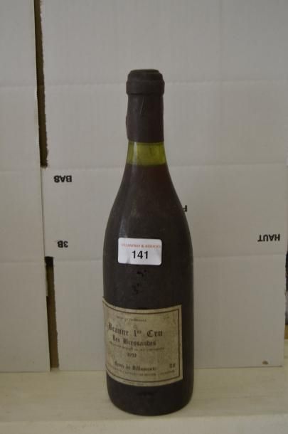 null 1 bouteille BEAUNE "Bressandes", H. de Villamont 1952 (es) 