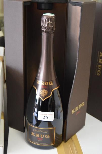 null 1 bouteille CHAMPAGNE Krug 2000 (coffret) 