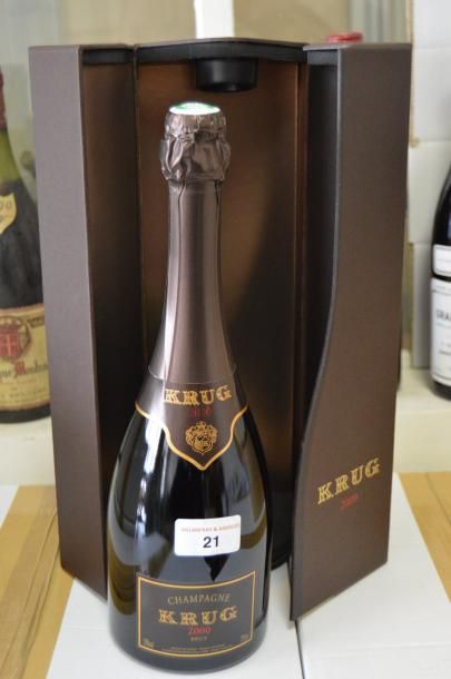 1 bouteille CHAMPAGNE Krug 2000 (coffret)...