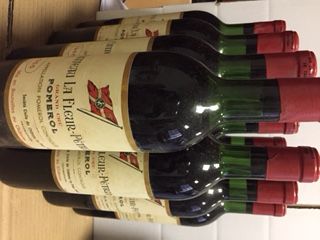 null 10 bouteilles CH. LAFLEUR-PETRUS, Pomerol 1966 (es, elt, 4 TLB, 3 LB) 