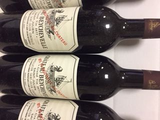 null 12 bouteilles CH. BEYCHEVELLE, 4° cru Saint-Julien 1977 (etlt, 6 TLB, 1 LB,...