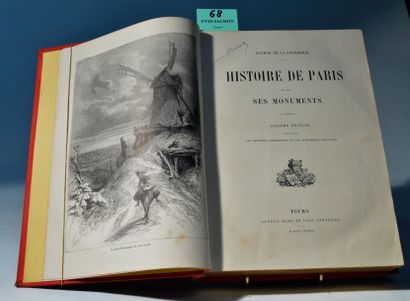 null LA GOURNERIE (Eugène de) Histoire de Paris et de ses monuments. Nombreuses illustrations...