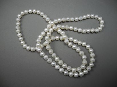 null Sautoir de Perles de culture choker. Diam. des perles: 8,2 mm environ.
Longueur:...