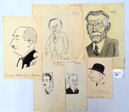 BIB ou Georges BREITEL (1888-1966), Claude BILS (1884-1968) et Raoul CABROL (1898-1956)...