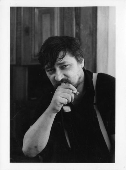 null Rainer Werner FASSBINDER, portraits à la cigarette, deux épreuves argentiques...