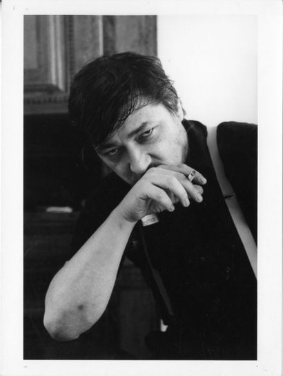 null Rainer Werner FASSBINDER, portraits à la cigarette, deux épreuves argentiques...