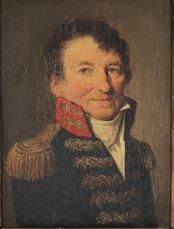 Louis Léopold BOILLY Portrait d'Officier supérieur Huile sur toile - 22 x 16,5 cm...
