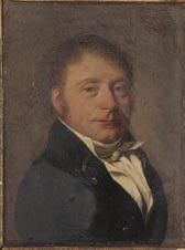 Attribué à Louis Léopold BOILLY Portrait d'homme Huile sur toile - 22,3 x 16,8 c...