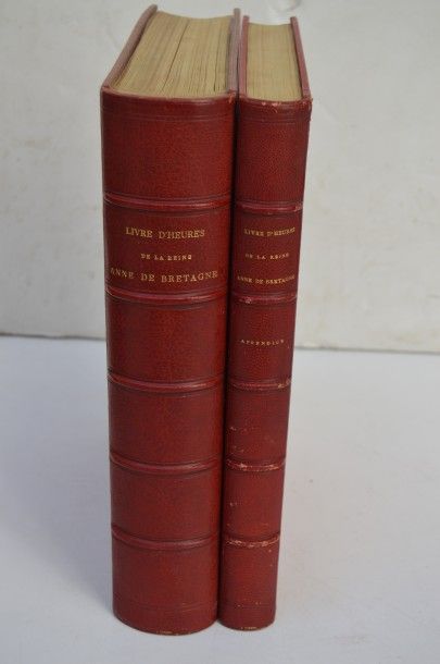 null LIVRE D'HEURES de la reine ANNE DE BRETAGNE. Paris, Curmer, 1861. 2 volumes...