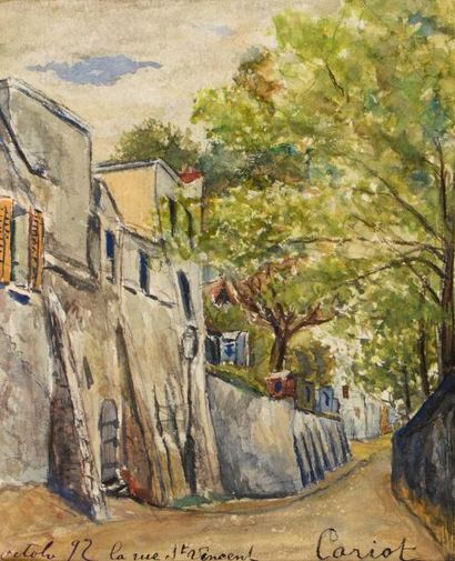 Gustave CARIOT (1872-1950), La Rue Saint...