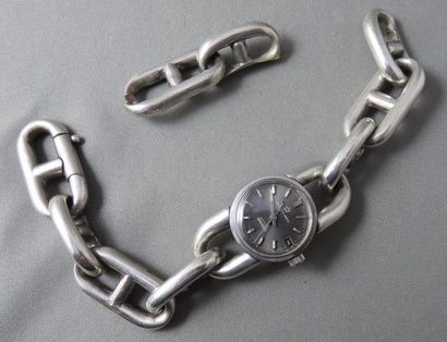 HERMES HERMES SAHIDA - Eterna Matic Montre bracelet de dame bracelet en argent à...
