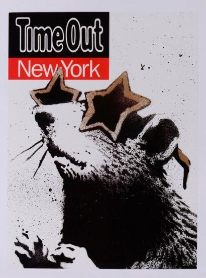 BANKSY (NÉ EN 1974) BANKSY (né en 1974), Time Out New York 2010, affiche de promotion...