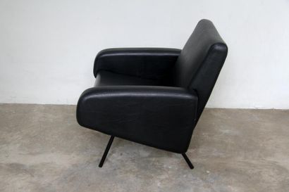 Pierre PAULIN (1926-1995) Pierre PAULIN (1926-1995), Thonet éditeur, fauteuil CM...