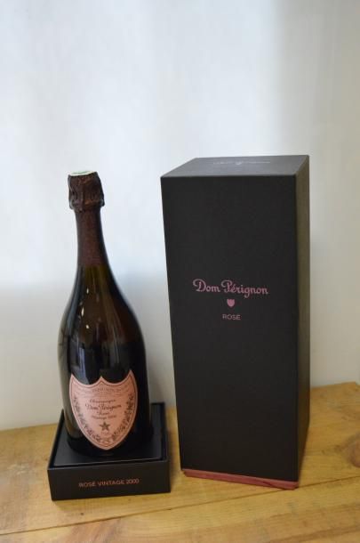 null 1 bouteille CHAMPAGNE "Dom Pérignon", Moët & Chandon 2000 (rosé, coffret)