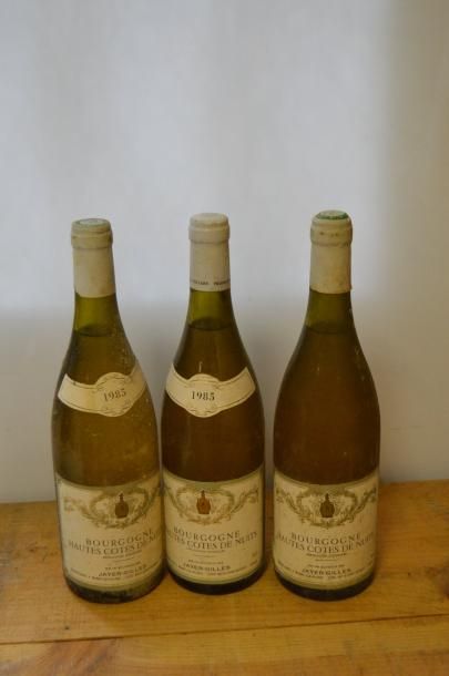 null 3 bouteilles HAUTES CÔTES DE NUITS Jayer-Gilles 1985