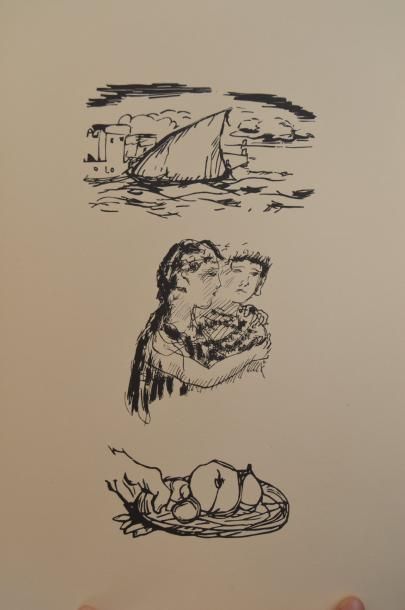null VOLLARD (A.). Sainte Monique. Illustrations de Pierre Bonnard. P., Vollard,...