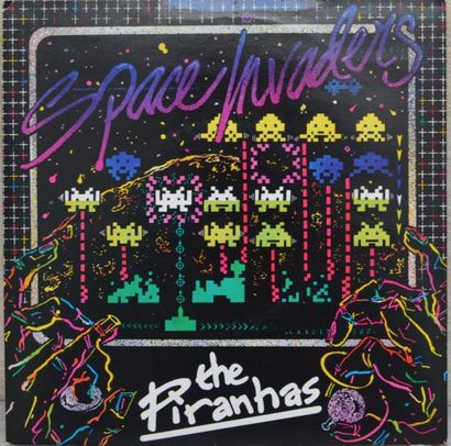 Space invaders The Piranhas, Space invaders, 1979, Vinyle 45 tours.