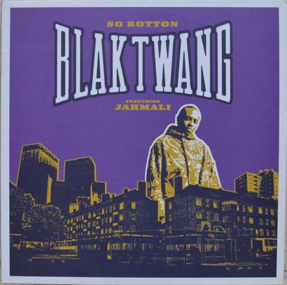 BANKSY (NÉ EN 1974) BANKSY, Blak Twang - So Rotton featuring Jahmali, 2002. Sérigraphie...