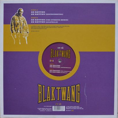 BANKSY (NÉ EN 1974) BANKSY, Blak Twang - So Rotton featuring Jahmali, 2002. Sérigraphie...