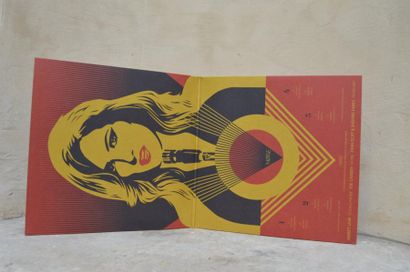 null Shepard FAIREY (né en 1970), Noise, double vinyles numérotée 157/500. 30 x 30...