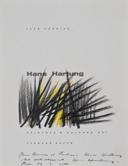 Hans HARTUNG (1904-1989) Hans HARTUNG (1904-1989), Sans titre, pastel sur papier,...