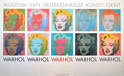 Andy Warhol (1928-1987) Andy WARHOL (1928-1987), Marilyn Monroe Affiche du Museum...