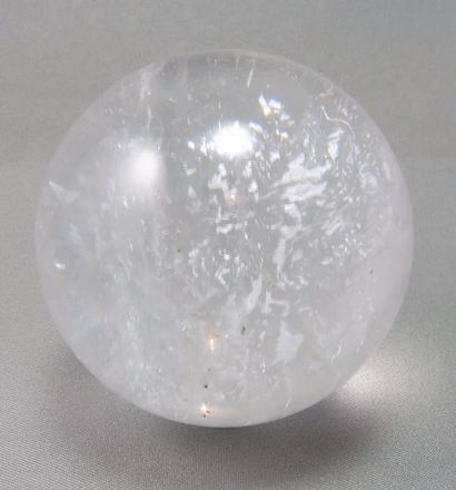 Boule en Cristal de Roche à inclusions 49,5...