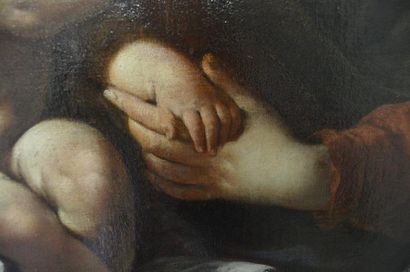 Attribué à Carlo MARATTI (1625-1713) Attribué à Carlo MARATTI (1625-1713), Vierge...
