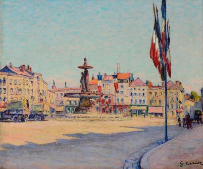 Gustave CARIOT (1872-1950) Gustave CARIOT (1872-1950), Matin du 14 juillet 1920 à...