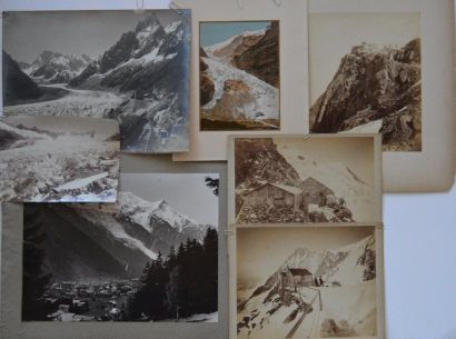 null TAIRRAZ, JULLIEN frères et ANONYME XIX-XX ème, paysages de montagne dont Excursion...