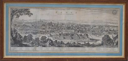 null [MERIAN] PARIS. Parys wie solche 1620 auszusehen gewessen. Sans lieu, [1655...