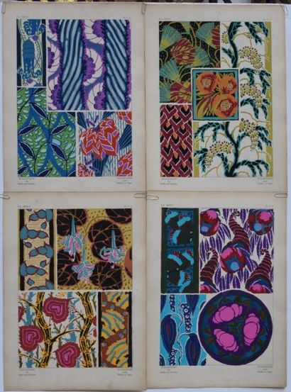 null Eugène Alain SEGUY (1889-1985), Suggestions pour étoffes et tapis. 60 motifs...