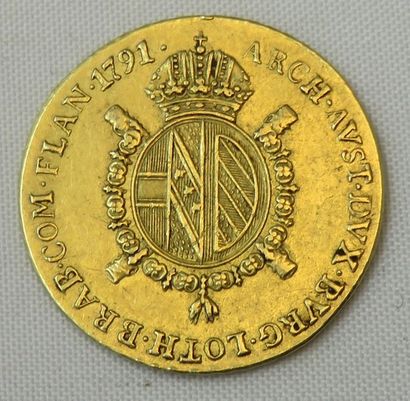 null ITALIE. Milan. LEOPOLD II (1790- 1792). Souverain. Milan. 1791. (Fr. 739d)....